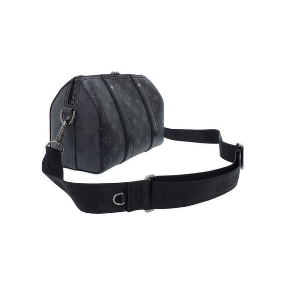 Louis Vuitton Eclipse City Keepall Shoulder Bag Black - Picture 2 of 9